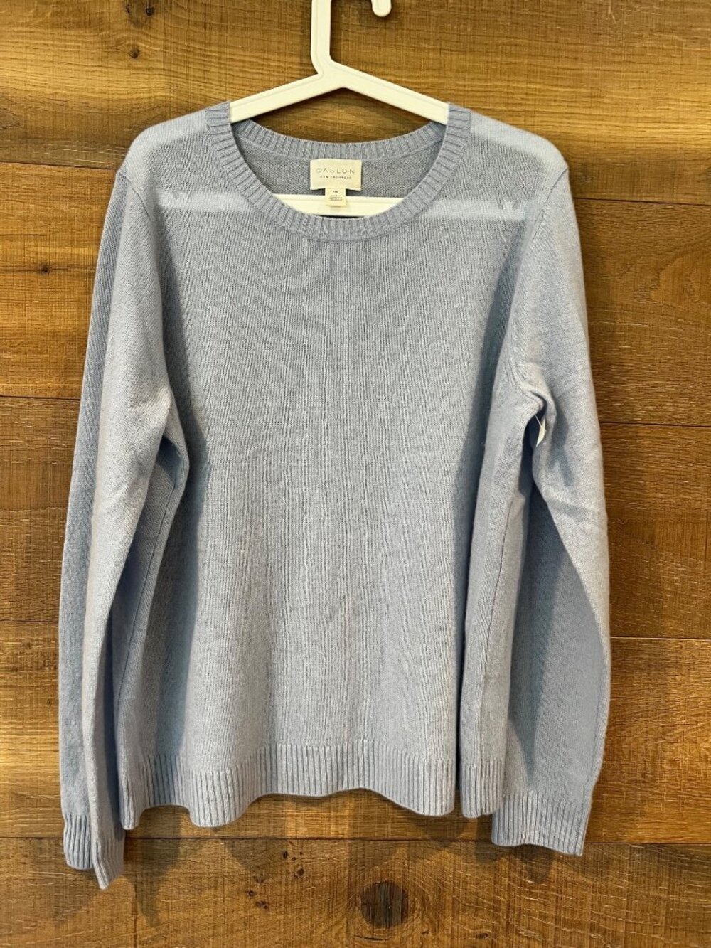 CASLON NORDSTROM LIGHT BLUE CASHMERE SWEATER SIZE XXL - Picture 2 of 6
